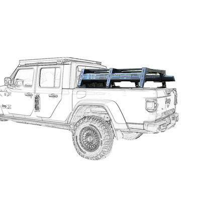 Алюминиевый сплав Jeep Gladiator Лестничная стойка OEM Грузовик Топпер стойка