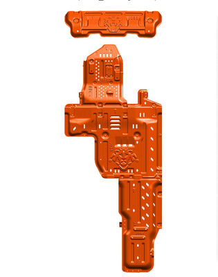 5 мм толщины Алюминиевый Оранжевый набор Wrangler JL Скид-пластинка 19 для внедорожных показателей