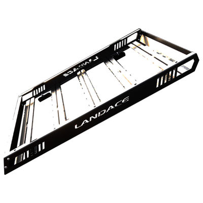 Landace Car Roof Cargo Carrier Алюминиевая крыша корзины с боковой лестницей