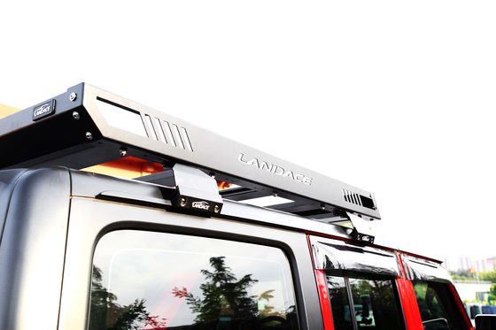 Landace Car Roof Cargo Carrier Алюминиевая крыша корзины с боковой лестницей