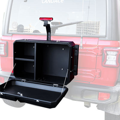 2016-2018 Landace 4x4 Экстериорные аксессуары Задняя горка Алюминиевая коробка для Jeep
