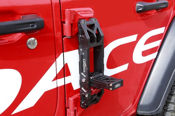 Черно-красный алюминиевый педаль для Jeep Wrangler JL 4x4