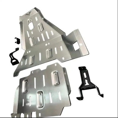 Покрытие двигателя с высокой защитой под кузовом для Jeep Wrangler JL Full Skid Plate 2018- Серебро