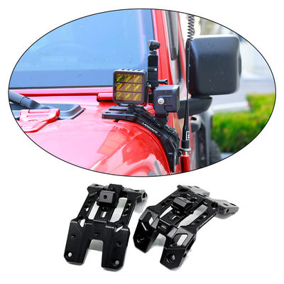 Система светового освещения Light Bracket A-Pillar Antenna Holder и Go Pro Mount для Jeep JL
