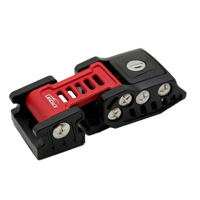 Jeep Wrangler Locking Hood Locks Kit с тяжелой алюминиевой сплавом красный и черный