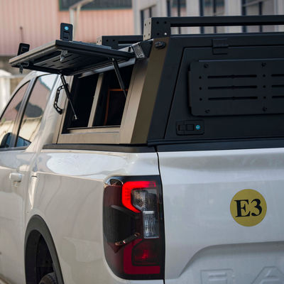 JMC DADAO 4x4 Пикап Канопи Высоко-черный порошкообразный Камерный грузовик Кампер Полувысокая кровать