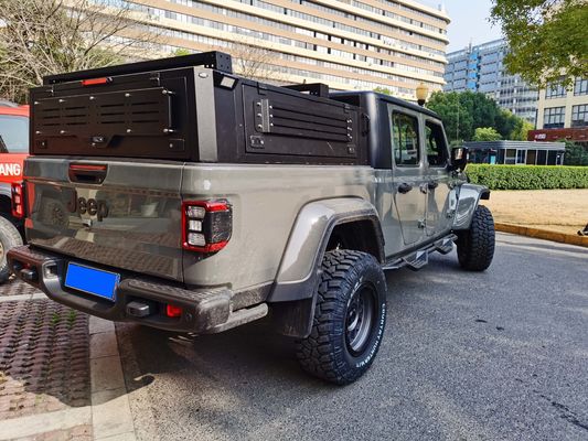 Jeep Gladiator Pickup Truck Bed Canopy Topper в высоко-черном порошкообразном отделении