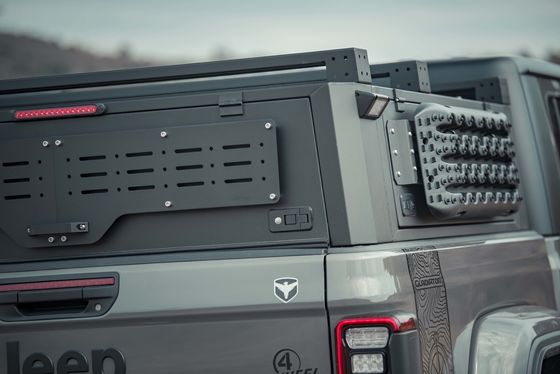Jeep Gladiator Pickup Truck Bed Canopy Topper в высоко-черном порошкообразном отделении