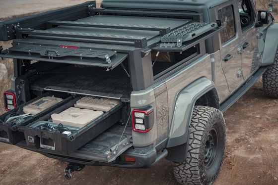 Твердый тип 4x4 Автоаксессуары Алюминиевый сплав Гладиатор Пикап Грузовик Кровать Твердый верхний крышный навес для джипа