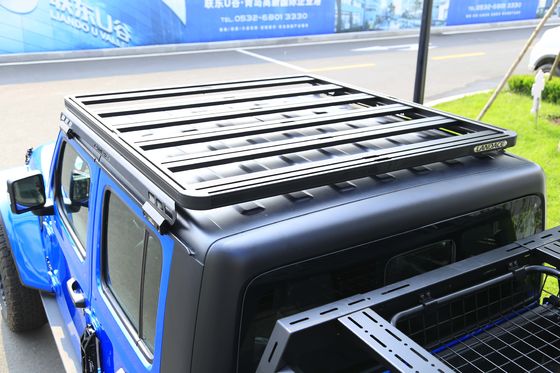 200 кг грузоподъемности Черная анодирующая крыша платформа для Jeep Wrangler JT Cars Roof Rack
