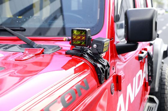 Алюминиевый сплав A Pillar Light Bracket Black Jeep Jl A Pillar Light Mounts