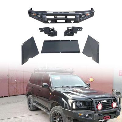 Специализированный стальной автомобильный бодикит Bull Bar Front Bumper для Toyota LC100