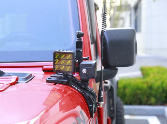 Wrangler Off-Road Silver Light Mounting Brackets с высокопроизводительной обработкой