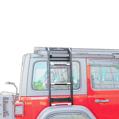 18-23 Wrangler Rubicon Jeep Крыша Боковые альпинисты Лестница Offroad Стальная лестница