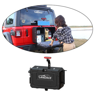 JEEP Camping Off Road Tailgate Storage Tools Box Aluminium Alloy Rear Bar Box Fitment (Джейп для кемпинга на дороге)