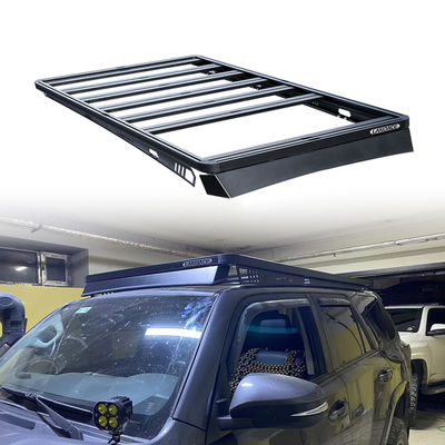 Процесс лазерной резки черный алюминиевый крыша корзины для 4Runner Car Top Cargo Carrier