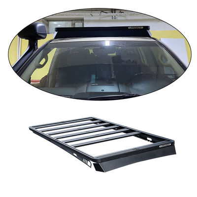 Процесс лазерной резки черный алюминиевый крыша корзины для 4Runner Car Top Cargo Carrier