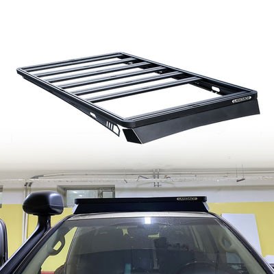 Процесс лазерной резки черный алюминиевый крыша корзины для 4Runner Car Top Cargo Carrier