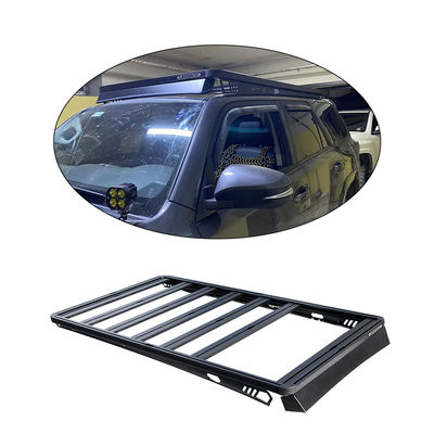 Процесс лазерной резки черный алюминиевый крыша корзины для 4Runner Car Top Cargo Carrier