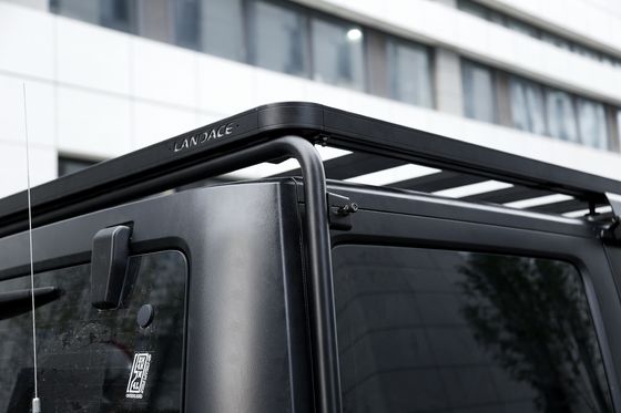 Черный алюминиевый слой крышная стойка перекрестная платформа для 2023 4x4 Wrangler JK расширить свое пространство хранения