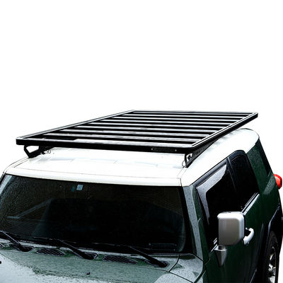 Черный AL6063 SS304 4X4 Универсальный FJ Cruiser Алюминиевая сплав крыша рельсовая корзина для Toyota