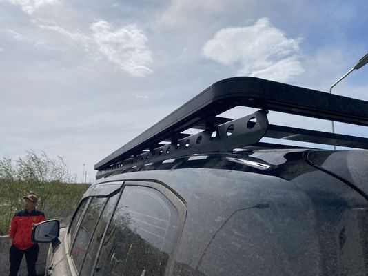 Крыша Монтаж Черный Универсальный 4X4 Land Cruseir Lc300 Крыша Рельсовая стойка Корзина Toyota Черный