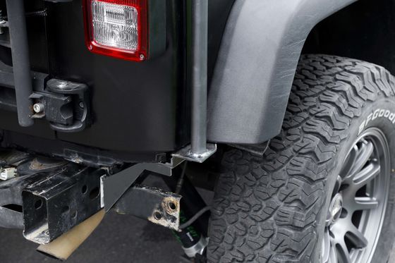 Черное покрытие порошкообразной ржавчиной алюминиевой крышкой для Jeep Wrangler JK