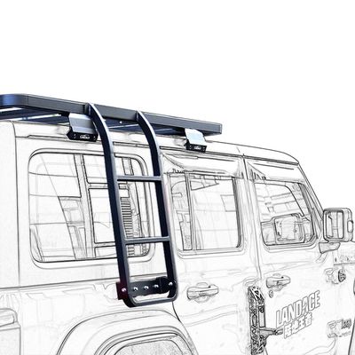 Установка без бурения Пикап-грузовик Задние лестницы для Jeep Wrangler JL JK от Jeep