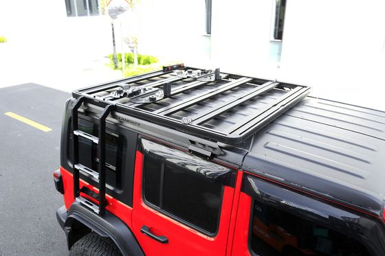 Нержавеющая сталь крыша стойка расширение и боковая лестница для Jeep Wrangler JL Черный отделка