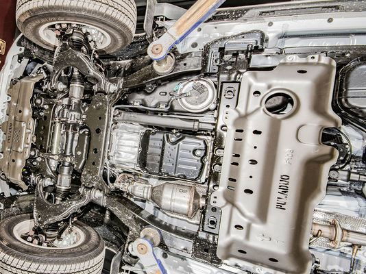 Защитная функция Защита двигателя Скид-пластинка под крышкой Скид-пластинка для Toyota Prado