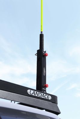 Устойчивый к ржавчине алюминий 323X78X86 мм Флагшток поддержки для джипа многофункциональный