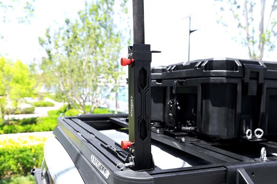 Устойчивый к ржавчине алюминий 323X78X86 мм Флагшток поддержки для джипа многофункциональный