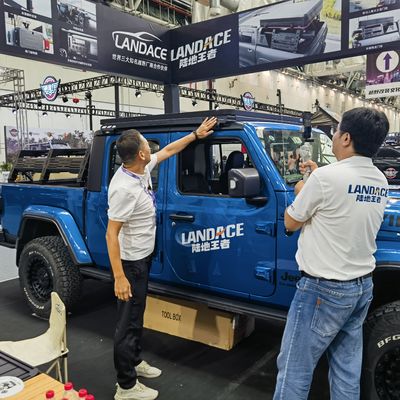 Высокоуровневый универсальный регулируемый грузовик для грузовых автомобилей в черном порошковом покрытии