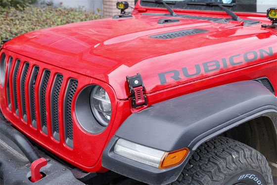 JEEP Wrangler JL Gladiator внедорожный автомобиль Алюминиевая сплав капот замок замок 133 * 56 * 42 мм