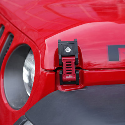 JEEP Wrangler JL Gladiator внедорожный автомобиль Алюминиевая сплав капот замок замок 133 * 56 * 42 мм