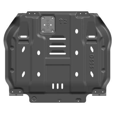 Двойная пластина для укрепления корпуса для переноса Скид-пластинка для Dodge Ram1500 Shipping Way Air