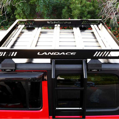 LANDACE Custom Universal Car Roof Rack Cargo Basket for Jeep Wrangler Пикап-транспортер для автомобилей