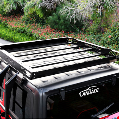 LANDACE Custom Universal Car Roof Rack Cargo Basket for Jeep Wrangler Пикап-транспортер для автомобилей