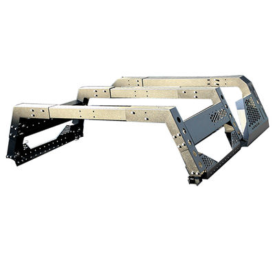 OEM-сервис Приемлемое черное покрытие порошком совместимо с рельсами Trail No-Drill Cargo Rack System Roll Bar Pick up Truck Bed Rack