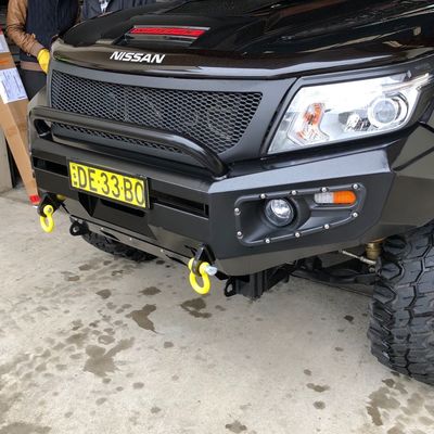 2009 год 4X4 Аксессуары Бамперные пластины Винч Булл Бар Передняя автомобильная бамперная пластина для Nissan Navara