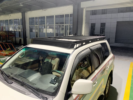 Универсальный черный алюминиевый сплав TOYOTA LAND CRUISER LC200 Автомобильные крышечные стойки длинные с крышей