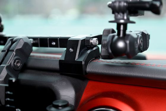 Jeep Wrangler JL Алюминиевая центральная консоль кронштейн приборная панель Монтаж для автомобильного телефонного держателя