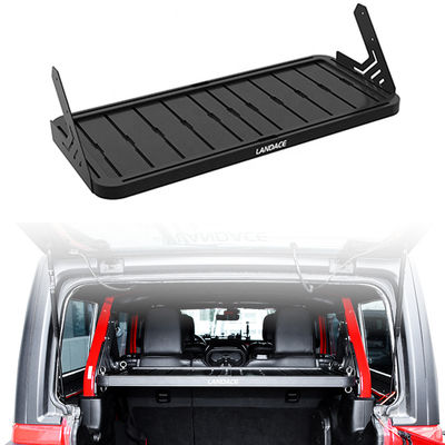Двигатель для хранения багажа для внедорожников для Jeep Wrangler Black Aluminum Alloy Cargo Basket