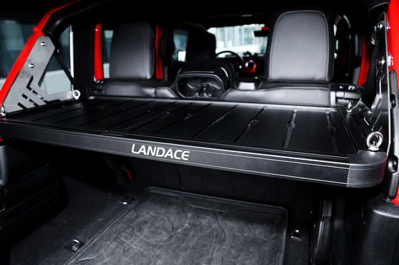 Двигатель для хранения багажа для внедорожников для Jeep Wrangler Black Aluminum Alloy Cargo Basket