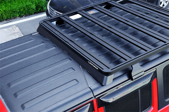 Jeep Wrangler 2008-2013 1500*1425*55 мм Покрытие порошковым покрытием Плоские крышечные стойки с боковой лестницей