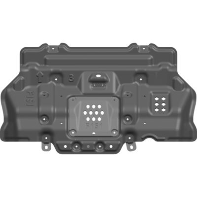 Устройство Toyota Prado Настройка защиты корпуса для нижней пластины двигателя