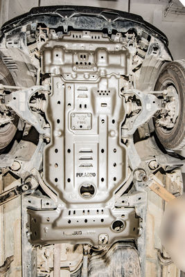 Устройство Toyota Prado Настройка защиты корпуса для нижней пластины двигателя