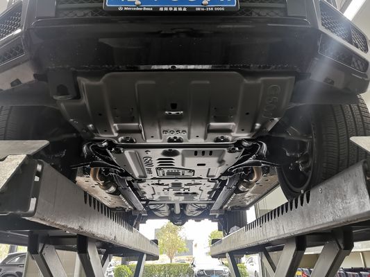 Алюминиевый сплав Mercedes G500 Шасси охранный двигатель Скид-пластинка Легкая установка болта