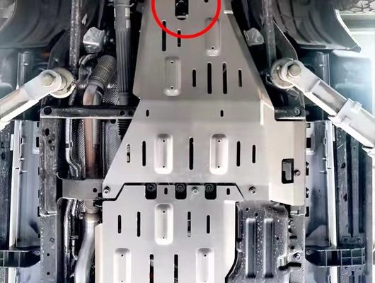 Wrangler JK JL внедорожные транспортные средства Защитная нижняя пластина Серебряный Плеск Грязный Флаковый Защитный щит
