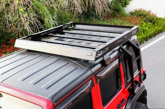 Корзина для крыши автомобиля 4x4 для 18-23 Wrangler Rubicon Jeep Стальная алюминиевая конструкция